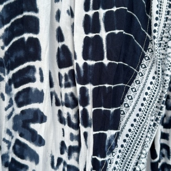 Tie Dye Boho Style Asymmetrical Maxi Skirt NWOT - Picture 5 of 8